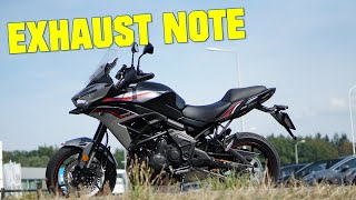 2022 KAWASAKI VERSYS 650  EXHAUST SOUND  RIDING SOUND [upl. by Nomae127]