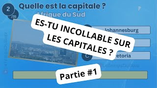 Quiz Capitales du Monde  Connaissezvous les Capitales de Tous les Pays  Testez vos Connaissances [upl. by Victorie421]