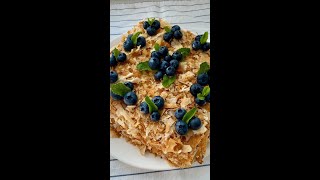 Perfect Lazy Napoleon Cake Easy Recipe Without Special Tools [upl. by Quillan]