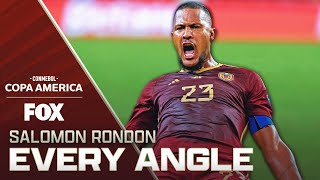 Salomon Rondon scores from more than 40 YARDS out against Canada  Every Angle 🎥 [upl. by Sabec]