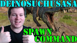 Deinosuchusasa Spawn Commands  Ark Survival Ascended  One Of The Best Boss Fighters [upl. by Notnroht]