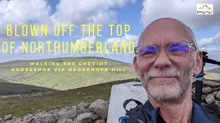 Walking The Cheviot horseshoe route via Hedgehope Hill [upl. by Alyda]