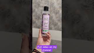 Love beauty and planet lavender shampoo short review youtubeshorts shortsvideo shorts [upl. by Akcirahs]