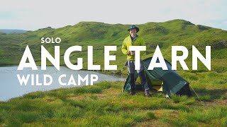 Solo Angle Tarn Wild Camp In The Lake District [upl. by Nisaj]