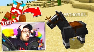 I FOUND LAZARBEAMS LOST HORSE Minecraft [upl. by Konstance936]