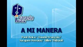 A MI MANERA KARAOKE VICENTE FERNANDEZ [upl. by Sukey942]