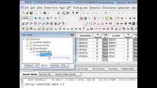 Dynamic Simulation in PSSE Version 31 [upl. by Drhacir185]