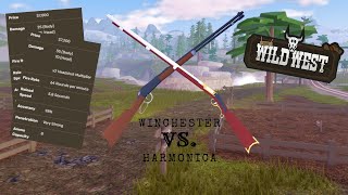 Winchester vs Harmonica  Roblox The Wild West  TWW [upl. by Polish]