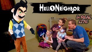 Hello Neighbor in Real Life in the Dark Broke into a Strangers House amp Get Caught Part 2 [upl. by Sorkin366]