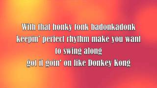 Trace Adkins Honky Tonk Badonkadonk with lyrics [upl. by Llewon]