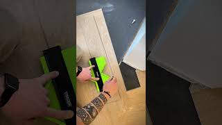 Contour scribe tool makes it easy on tricky cuts diy carpentry tools woodworking flooring [upl. by Ronaele]