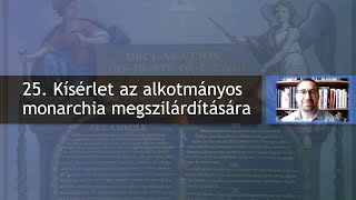 Kísérlet az alkotmányos monarchia megszilárdítására  Száray  Történelem 10 25 animált powerpoint [upl. by Astra]