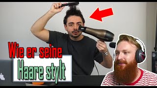 JoelKsn Haarstyling Tutorial für Männer 2021  Reaction  mittellange Haare stylen [upl. by Nixon]