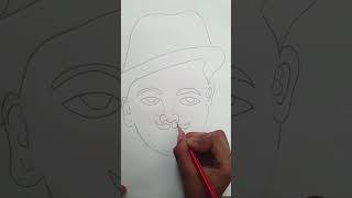 bhagat singh drawing easy [upl. by Mirak]