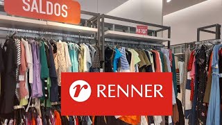 TOUR NA RENNER  ROUPAS FEMININAS  PEÇAS EM LIQUIDAÇÃO E SALDOS [upl. by Attenal]