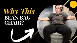 Review of Giant Bean Bag Chair with Pillow [upl. by Hsuk275]