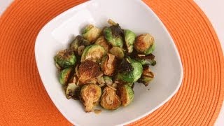 Garlic Brussels Sprouts Recipe  Laura Vitale  Laura in the Kitchen Episode 505 [upl. by Ytsrik]