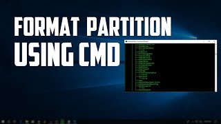 How To Format Windows 10 Partition Using CMD [upl. by Sid]