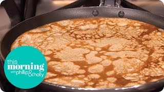 Recreating the Findus Crispy Pancake  This Morning [upl. by Alleyn616]