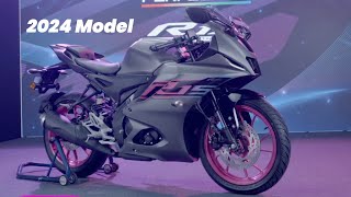 Finally 2024 Yamaha R15 V5 Launched💥  3 Big Updates  New Color  New Price  Yamaha R15 2024 Model [upl. by Tabina]