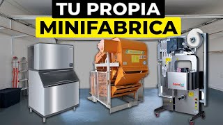 Pequeñas Ideas de Negocio Rentables 2024  Maquinas para INICIAR tu MINI FABRICA [upl. by Aicilf]