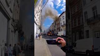 Mon job  filmer les pompiers de Bruxelles en action 🔥 [upl. by Gradey530]