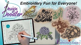 Introducing the Design Doodler – Make Your Own Simple Embroidery Designs without Digitizing [upl. by Fabri]