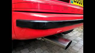 Dansk Exhaust sound on Porsche 944  Noise of Full 2 part Dansk Silencer [upl. by Nepean992]