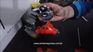 Adaptação de Carburador em Roçadeira Echo SRM2305 [upl. by Pearlstein]