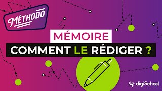 Rédiger son mémoire  Méthodologie [upl. by Desdamonna]