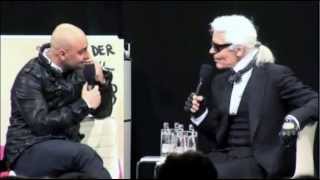 Interview Karl Lagerfeld Das menschgewordene Marketing [upl. by Niaz867]