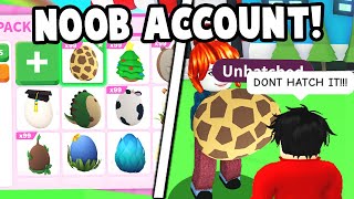 Noob Account Opens EVERY RARE EGG in Adopt Me [upl. by Oeht]