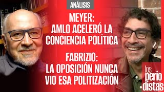 Meyer AMLO aceleró la conciencia política ¬ Fabrizio La oposición nunca vio esa politización [upl. by Naujud]