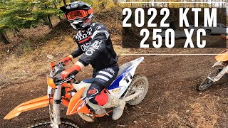 2022 KTM 250 XC Demo Ride [upl. by Aicert]