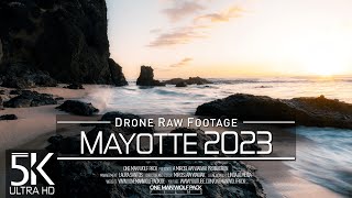 【5K】🇾🇹 Drone RAW Footage 🔥 This is MAYOTTE 2023 🔥 Mamoudzou 🔥 Dzaoudzi 🔥 UltraHD Stock Video [upl. by Nwahsuq]