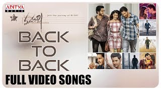 Maharshi Back to Back Full Video Telugu Songs  MaheshBabu PoojaHegde  Vamshi Paidipally  DSP [upl. by Yellah851]