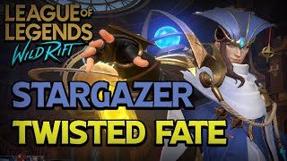 Stargazer Twisted Fate Gameplay  League of Legends  Wild Rift [upl. by Paradies]