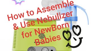 How to use Nebulizer for new born baby for cold and coughPariBoy Nebulizer  TeluguVlogs Vlog 9 [upl. by Mariya]