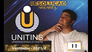 Questão 11  UNITINS 20212 Augustinópolis [upl. by Malinde676]