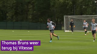 Thomas Bruns terug bij Vitesse Ik ben fit en klaar voor een nieuwe start [upl. by Ecirtaed]