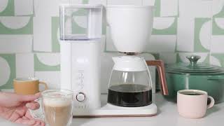 Café Specialty Drip Coffee Maker  Matte White [upl. by Etnasa]