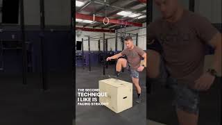 DCT164  Box Jump Over Speed amp Efficiency Technique Tips 💨 Try them both out 🔥 [upl. by Ayram]