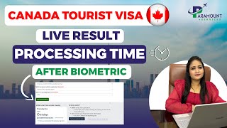 LIVE RESULT  PROCESSING TIME  Canada Tourist Visa  Best Immigration in Punjab [upl. by Ilam]