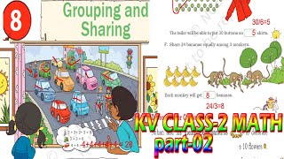 Grouping and sharing class 2  Grouping And Sharing Part2  class2 math grouping and sharing ch8 [upl. by Rozele]