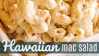 Easy CREAMY Macaroni Salad  Comfort Food Favourites [upl. by Ityak]