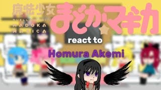 Madoka Magica react to Homura Akemi [upl. by Sabah]