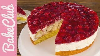 WindbeutelTorte mit Himbeeren  BakeClub [upl. by Notsag]