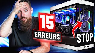 15 ERREURS à NE PAS FAIRE sur ton PC GAMER [upl. by Killen92]