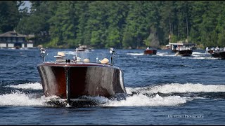 International Vintage Boating Day 2023 Lake Rosseau Muskoka [upl. by Ahgem]