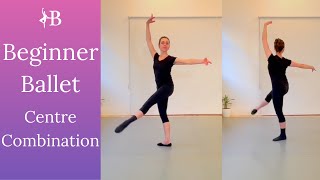 Beginner Ballet Centre Combination  Port de bras  Fondu  Tour Soutenu [upl. by Ativel453]